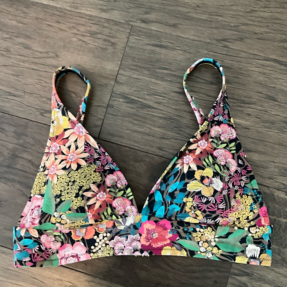 Johnny Was Multicolor Floral Bikini - Picture 4 of 6